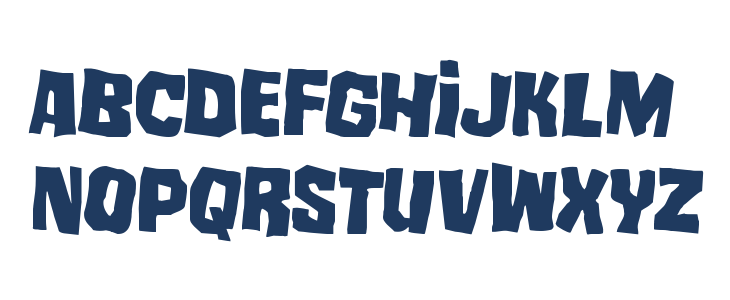 Mister Twisted Leaning Lowercase