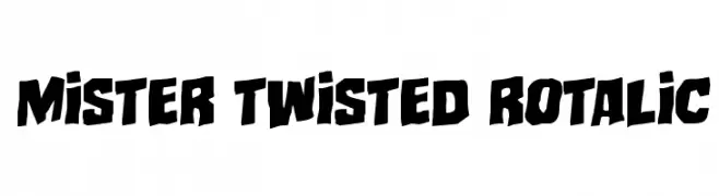Mister Twisted Rotalic  Fuentes Gratis Descargar