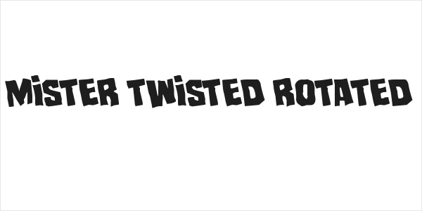 Mister Twisted Rotated Logo