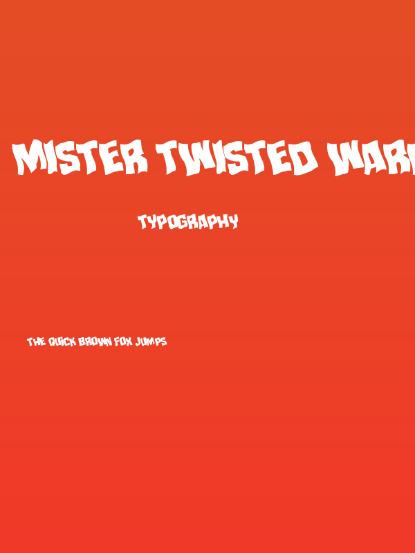 Mister Twisted Warped Rotated Poster