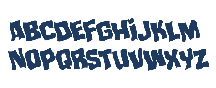 Mister Twisted Warped Rotated Lowercase