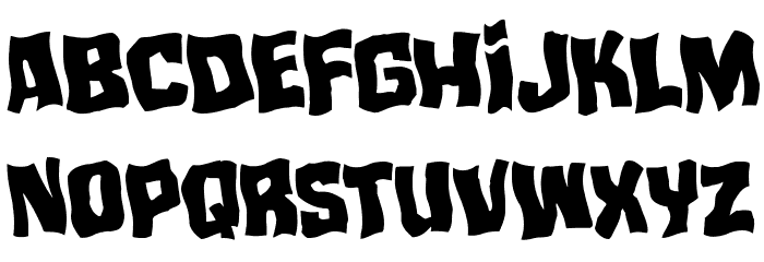 Mister Twisted Warped Font LOWERCASE