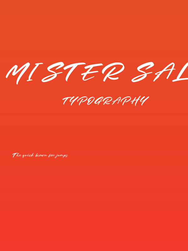 Mister sally Personal Use Poster