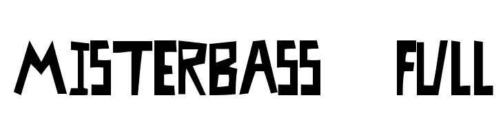 MisterBass  Full  baixar fontes gratis