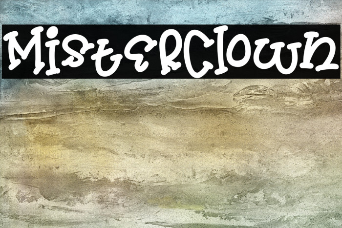 MisterClown Font examples