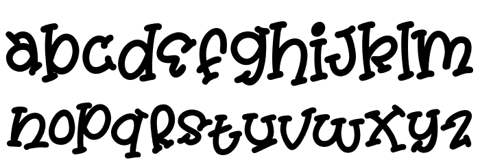 MisterClown Font LOWERCASE