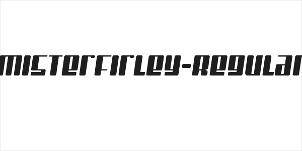 MisterFirley-Regular Logo