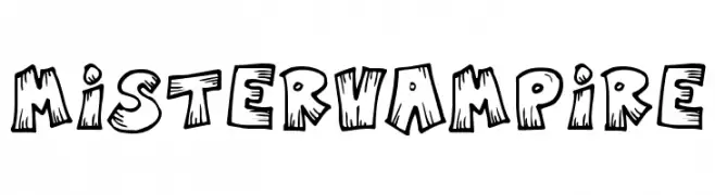 MisterVampire  Frei Schriftart Herunterladen