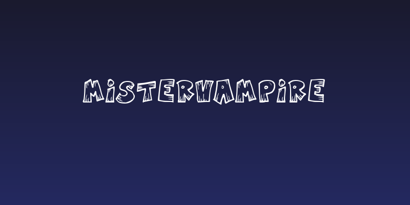 MisterVampire Social Header