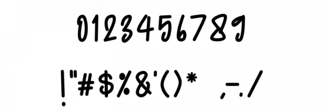 Misterfun Font OTHER CHARS