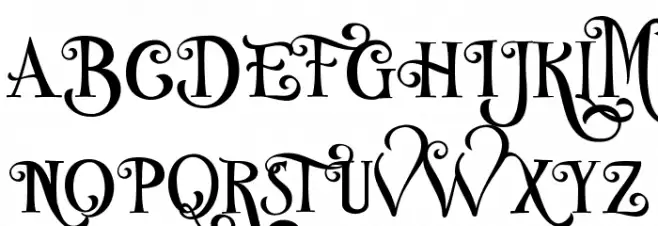 Misteri Caps Schriftart Groß