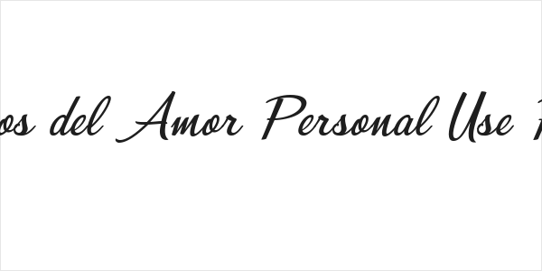 Misterios del Amor Personal Use Regular Logo