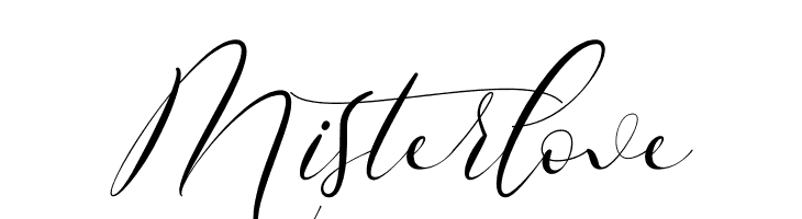 Misterlove  Скачать бесплатные шрифты