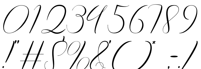 Misterlove Font OTHER CHARS