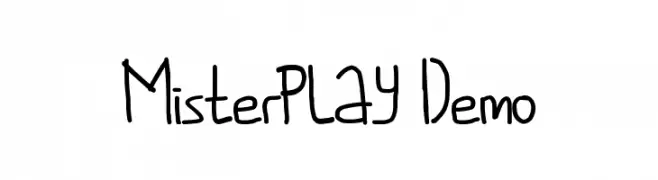 Misterplay Demo  नि: शुल्क फ़ॉन्ट्स डाउनलोड