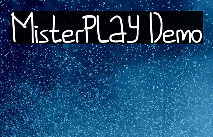 Misterplay Demo Example 1