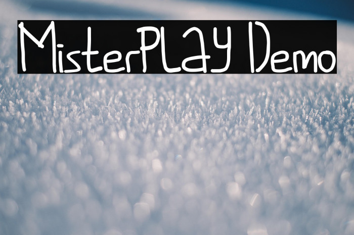 Misterplay Demo Example 3