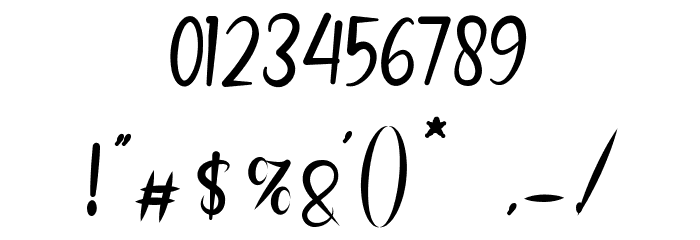 Misters Bold Font Alte caractere