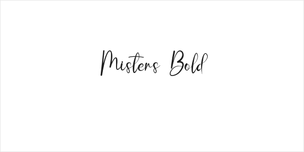 Misters Bold Logo