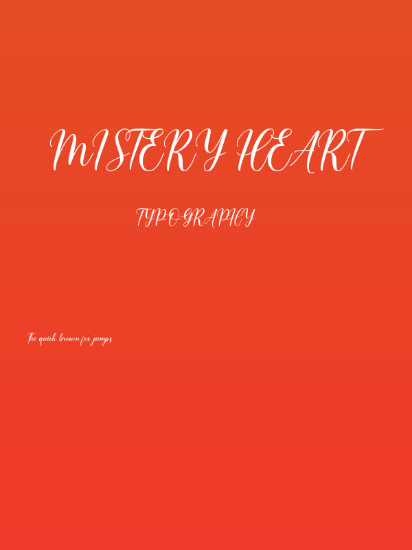 Mistery Heart Poster