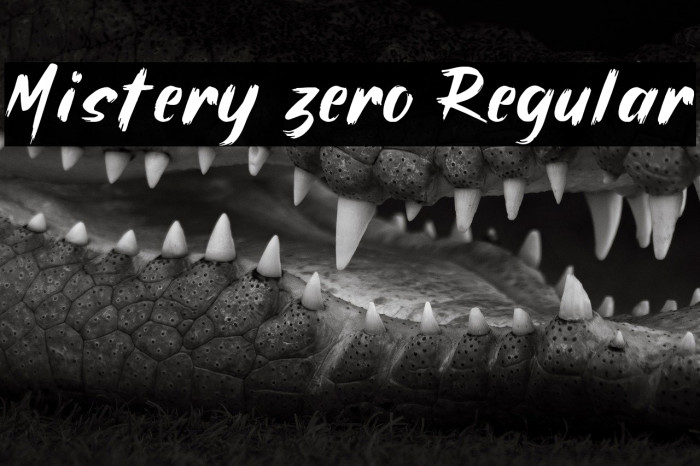 Mistery zero Regular Example 2