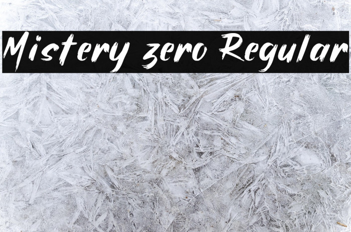 Mistery zero Regular Example 3