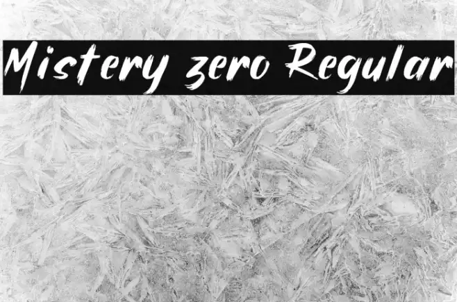 Mistery zero Regular Example 3