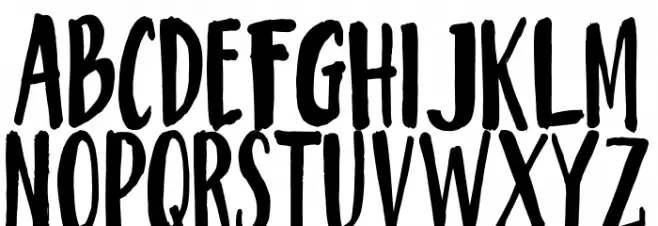 MisteryFont फ़ॉन्ट अपरकेस