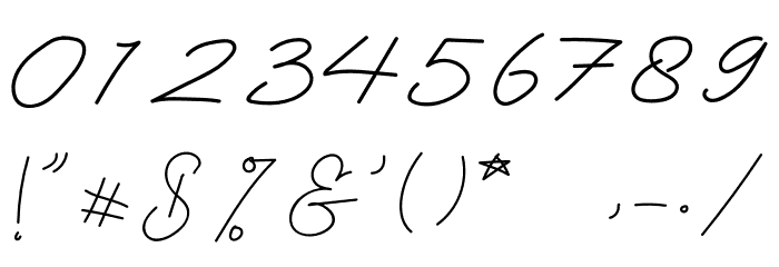 Misthic Font OTHER CHARS