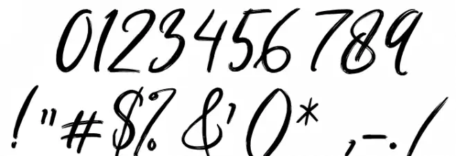 Misthique Font OTHER CHARS