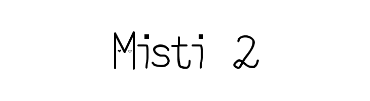 Misti 2  免费字体下载
