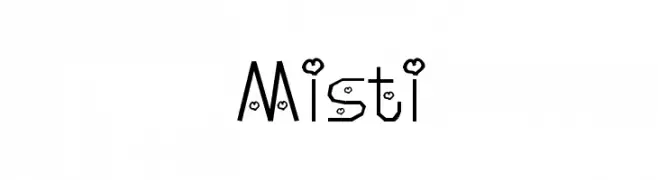 Misti  Frei Schriftart Herunterladen