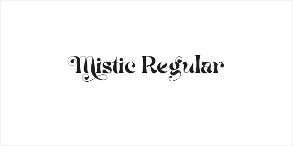 Mistic Regular Logo