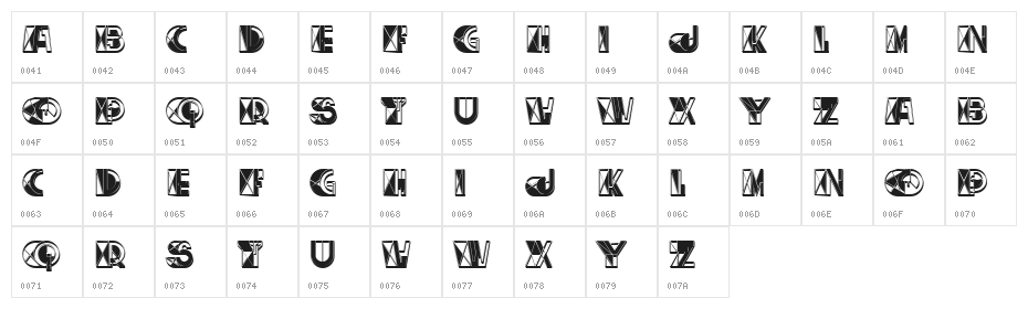Mistic Regular Character Map