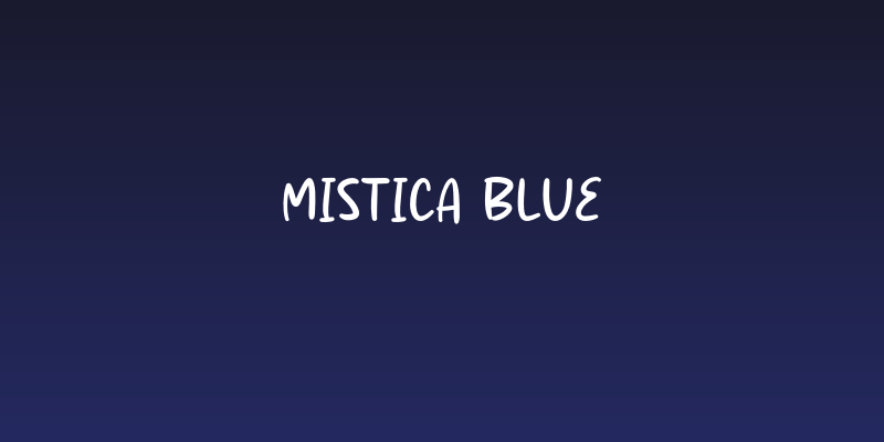 Mistica Blue Social Header