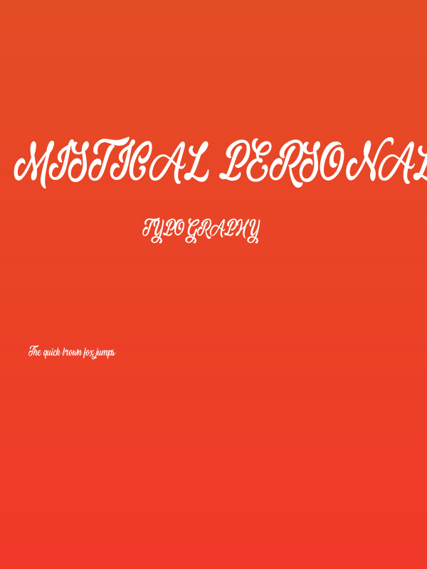 Mistical Personal Use Regular Poster