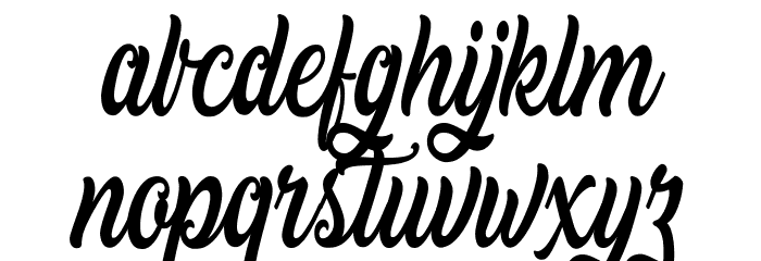Mistical Personal Use Regular Font LOWERCASE