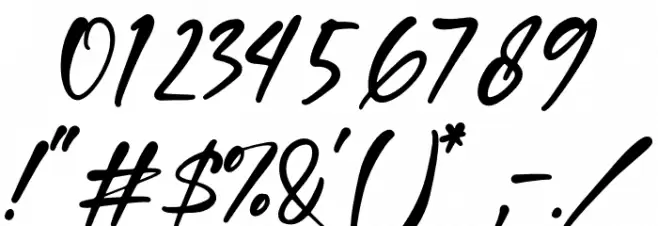 Mistical Winter Font OTHER CHARS