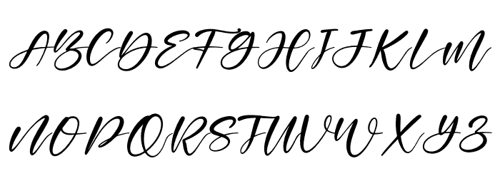 Mistical Winter Schriftart Groß