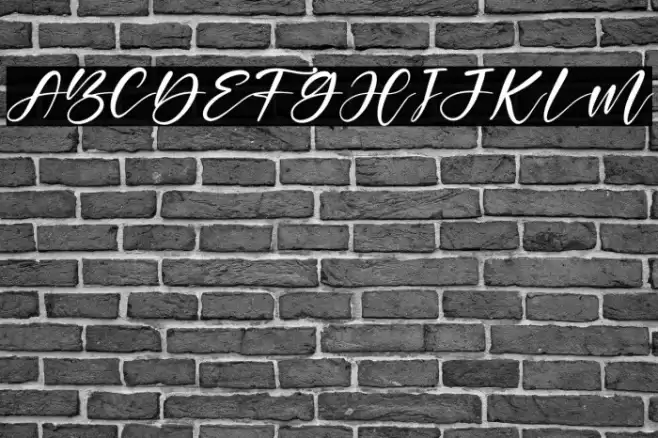 Mistical Winter Font examples