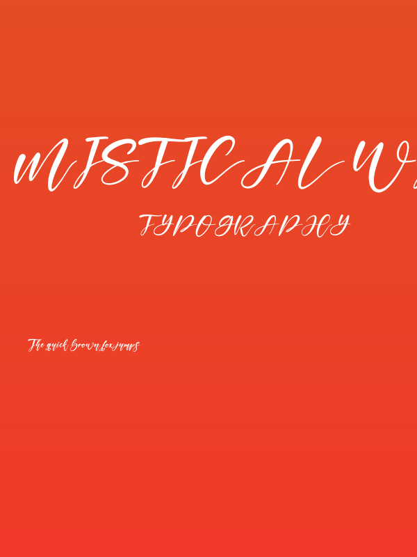 Mistical Winter Poster