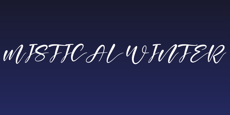 Mistical Winter Social Header