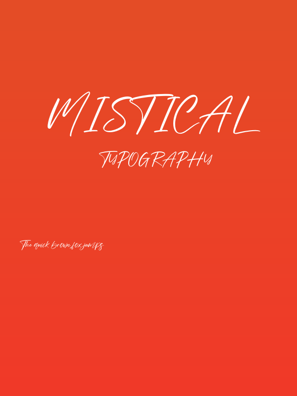 Mistical Poster