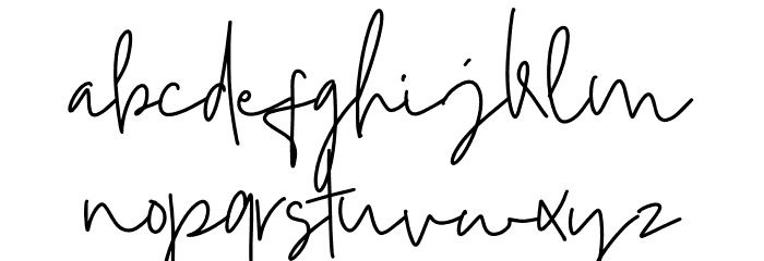 Mistice フォント 小文字