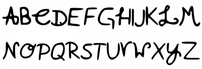 Mistie Schriftart Groß