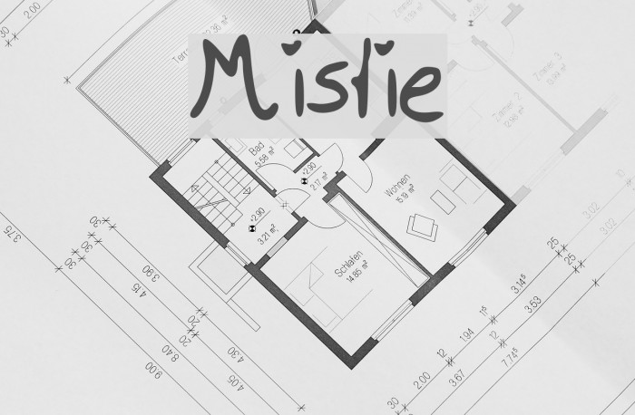Mistie Font examples