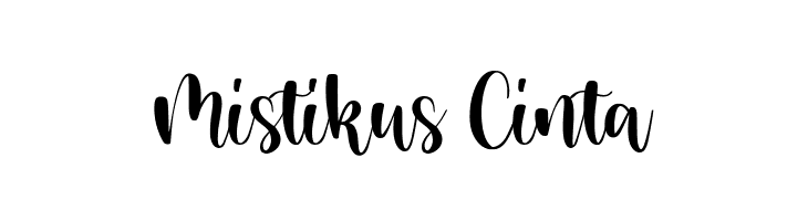 Mistikus Cinta  नि: शुल्क फ़ॉन्ट्स डाउनलोड