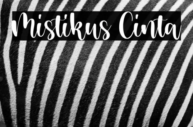Mistikus Cinta フォント examples
