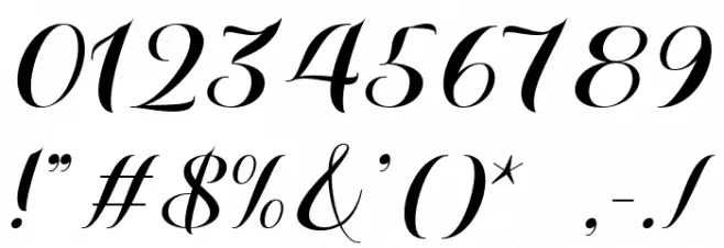 Misti's Destruction Regular Font OTHER CHARS