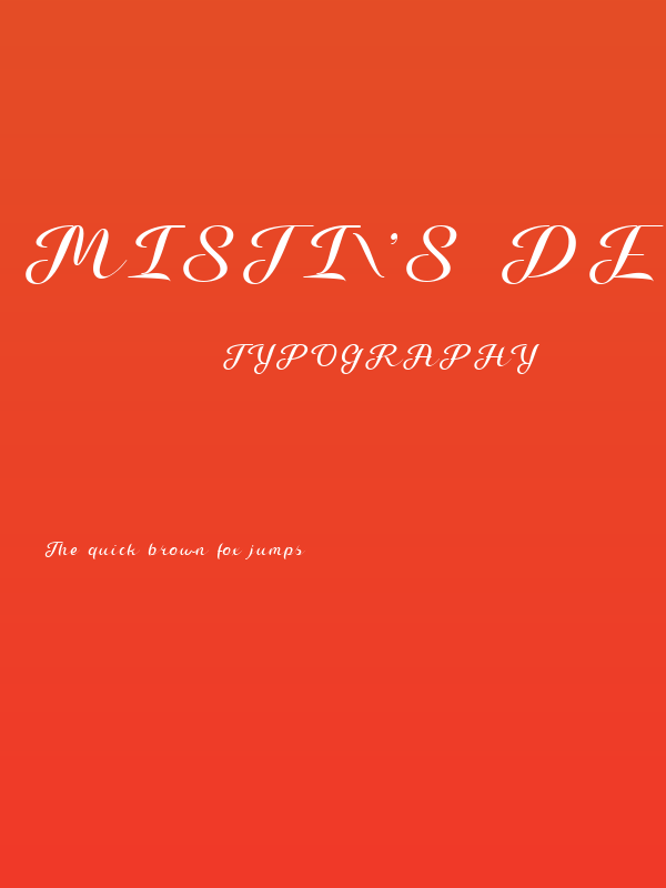 Misti's Destruction Regular Poster